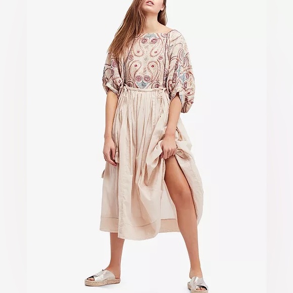 NWOT Free People Mesa Midi Dress - Picture 16 of 16